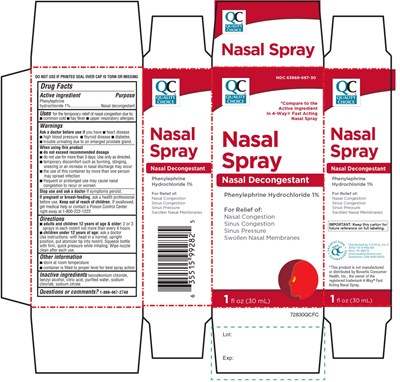 Quality Choice Nasal Spray Phenylephrine HCl (390 94 Ephrine Nose Drops)